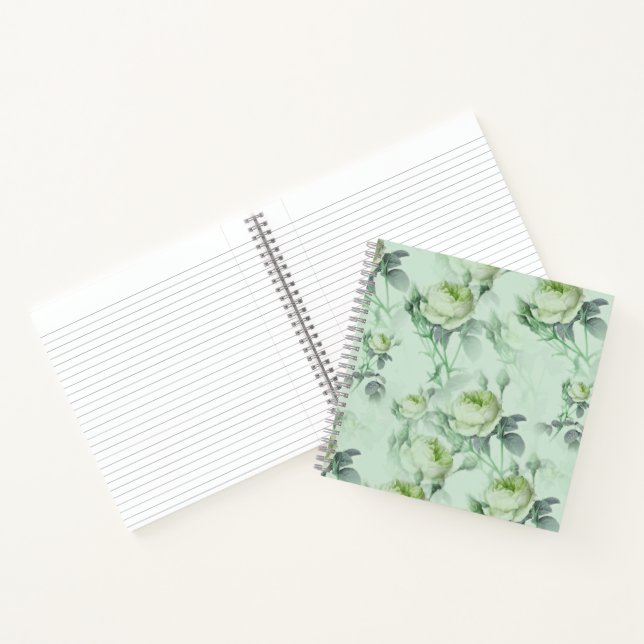 Beautiful Vintage Floral Notebook (Inside)
