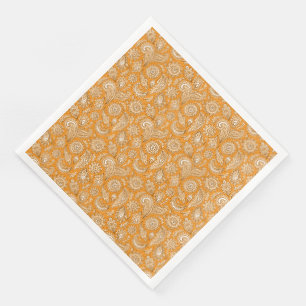 Beautiful vintage floral paisley pattern napkin
