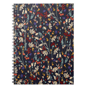 Beautiful vintage Floral pattern in the many kind Notebook