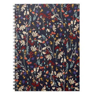 Beautiful vintage Floral pattern in the many kind Notebook