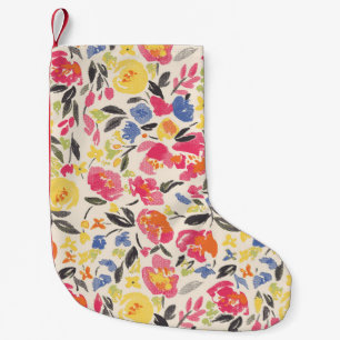 Beautiful vintage Floral pattern in the many kind  Small Christmas Stocking