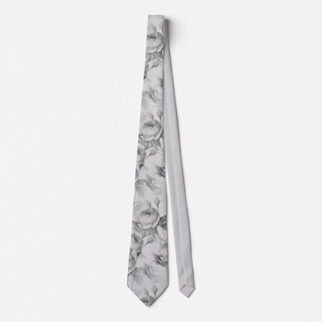 Beautiful Vintage Floral Tie (Front)