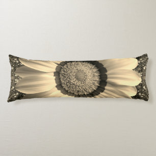 Beautiful vintage flower on abstract background body cushion