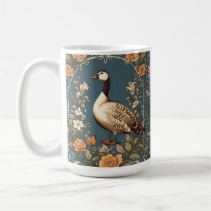 Beautiful Vintage Goose William Morris Inspired Coffee Mug