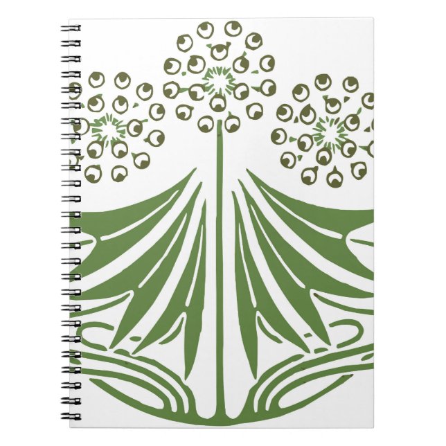 Beautiful vintage illustration. notebook (Front)