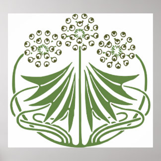 Beautiful vintage illustration. poster