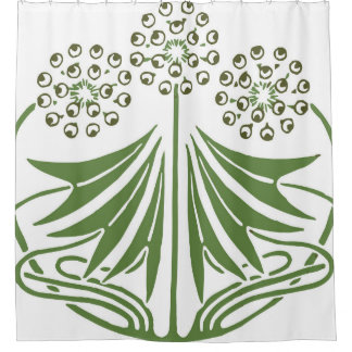 Beautiful vintage illustration. shower curtain