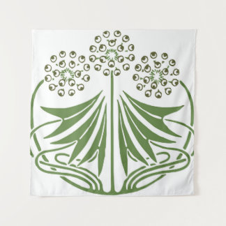 Beautiful vintage illustration. tapestry