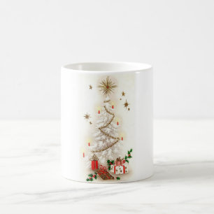 Beautiful Vintage Mid Century Mod Christmas Tree Coffee Mug