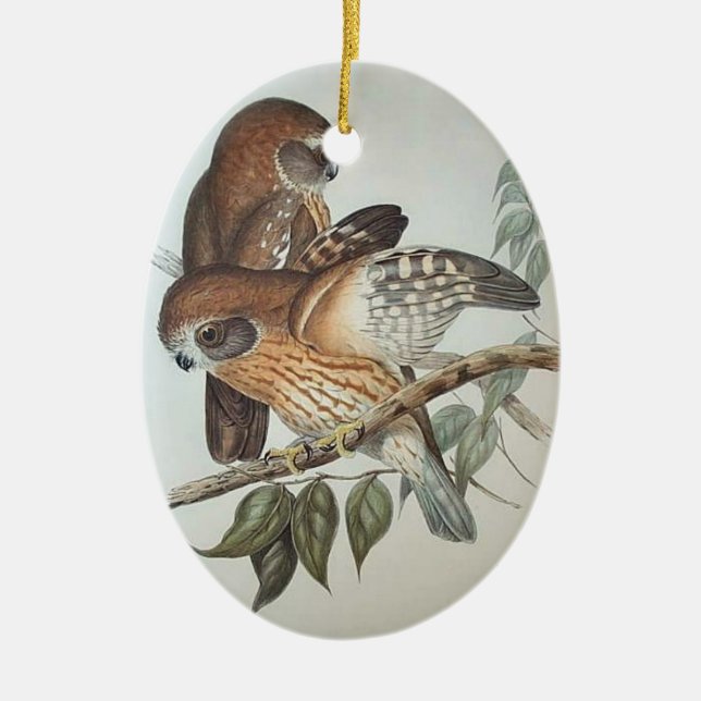 Beautiful Vintage Owl Ornament (Front)