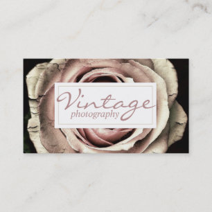 Beautiful Vintage Photography Design Business Card