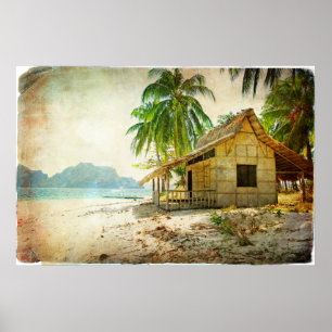 Beautiful Vintage Poster 36" x 24",  Paper (Matte)