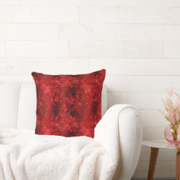  Beautiful,vintage,red,embossed velvet damask chic Cushion