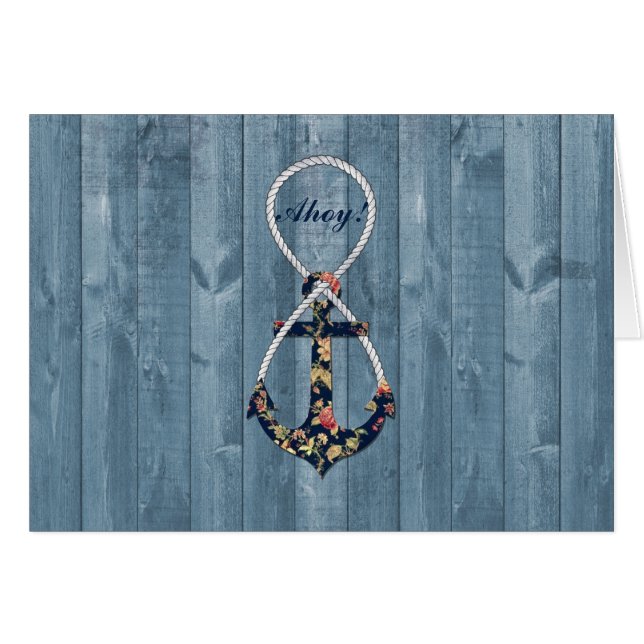 Beautiful vintage roses  floral anchor infinity (Front Horizontal)