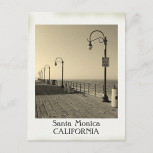 Beautiful Vintage Santa Monica Postcard! Postcard