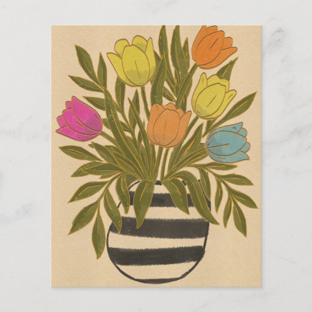 Beautiful Vintage Tulips Flyer (Front)