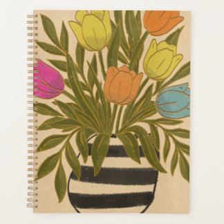 Beautiful Vintage Tulips Planner
