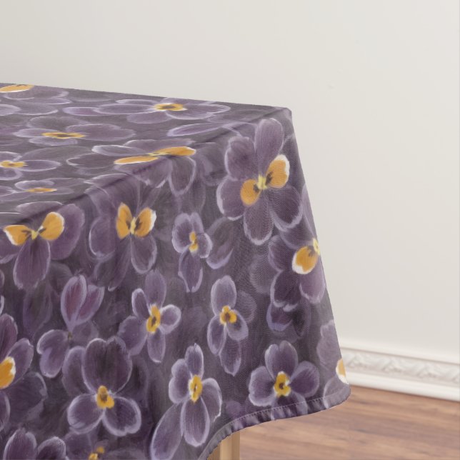 Beautiful Violets Tablecloth (In Situ)