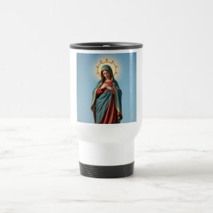 Beautiful Virgin Mary Travel Mug