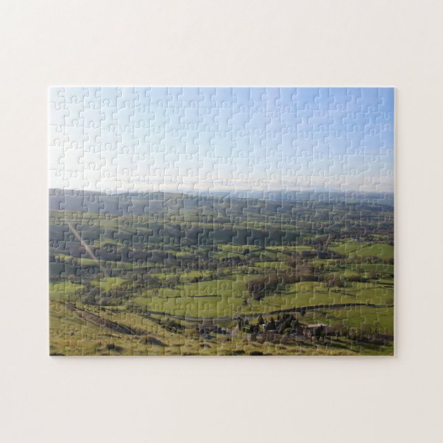 Beautiful Wales Hill View Landscape Welsh Horizon Jigsaw Puzzle (Horizontal)