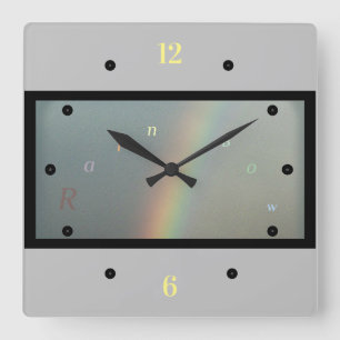 Beautiful Wall Clock - Rainbow