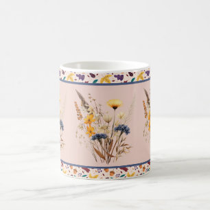 Beautiful warm autumn leaves coffee mug