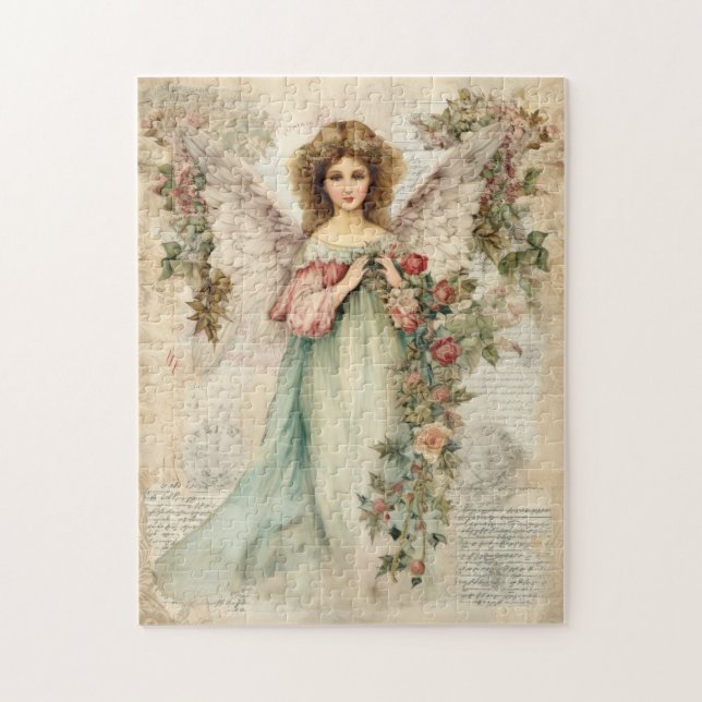 Beautiful Watercolor Angel Jigsaw Puzzle (Vertical)