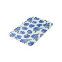 Beautiful watercolor blue cornflowers