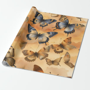 Beautiful Watercolor Butterflies  Wrapping Paper