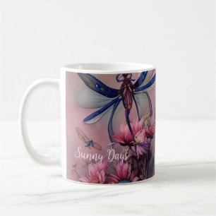 Beautiful Watercolor Dragonfly,  Coffee Mug