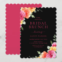 Beautiful Watercolor Floral Bridal Shower Brunch