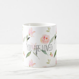 Beautiful Watercolor Floral Coffee Mug