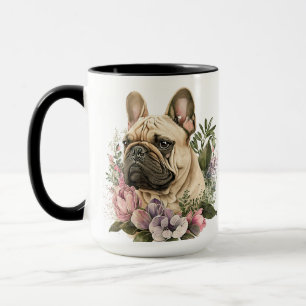BEAUTIFUL WATERCOLOR FRENCH BULLDOG DOG MUG