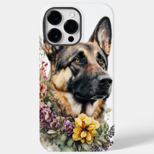 BEAUTIFUL WATERCOLOR GERMAN SHEPHERD DOG Case-Mate iPhone 14 PRO MAX CASE