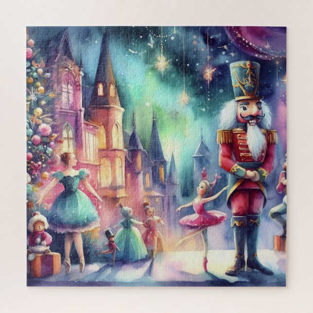 Beautiful Watercolor Nutcracker Jigsaw Puzzle (Vertical)