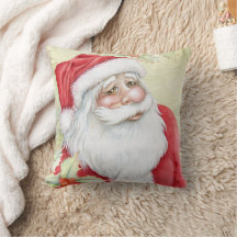 Beautiful Watercolor Santa Clause