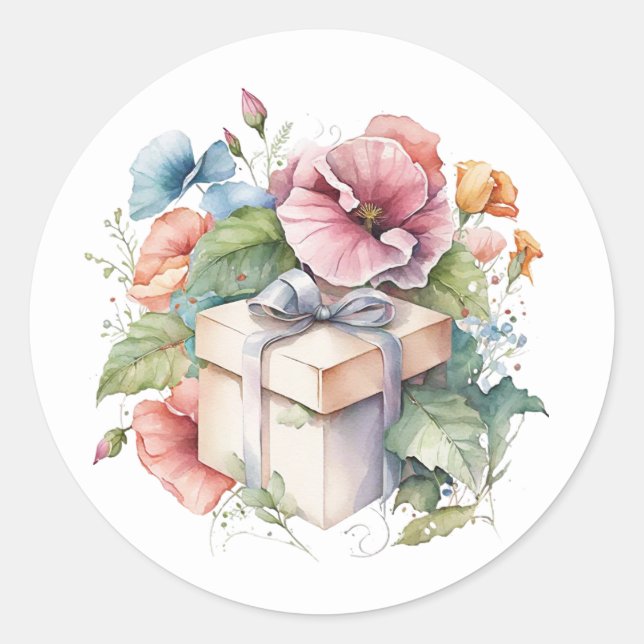 Beautiful Watercolour Stickers (Front)