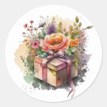 Beautiful Watercolour Stickers