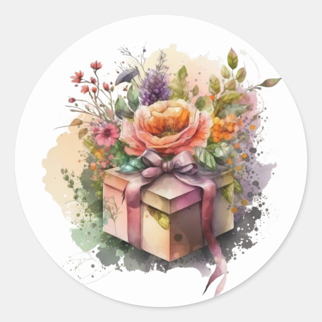 Beautiful Watercolour Stickers (Front)