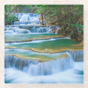 Beautiful Waterfall Glass Coaster