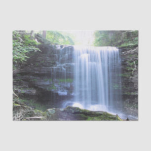 Beautiful Waterfall in Nature Tissue Paper