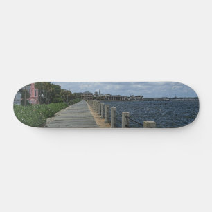 Beautiful Waterfront Walkway Skateboard