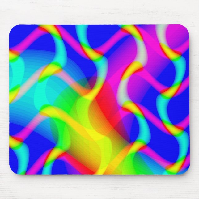 Beautiful Waves Mouse Mat (Front)