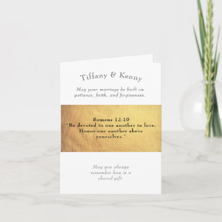 BEAUTIFUL WEDDING GREETING CARD