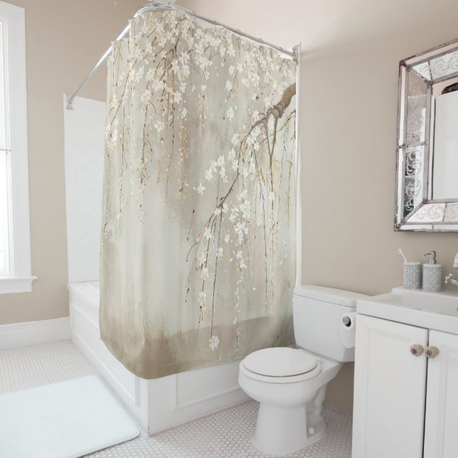 Beautiful Weeping Cherry Shower Curtain (In Situ)