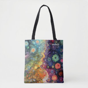 Beautiful Whimsical Colourful Back to School Tote Bag