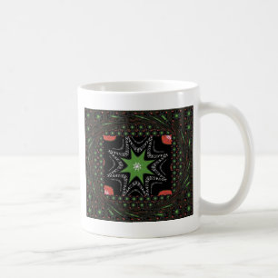 Beautiful Whirling stars background Print vector Coffee Mug