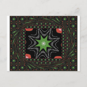 Beautiful Whirling stars background Print vector  Postcard