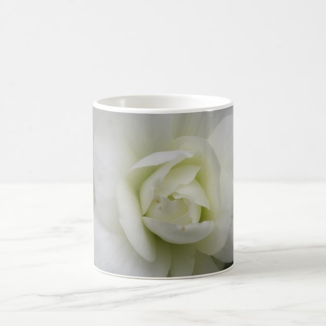 Beautiful White Carnation Mug (Center)