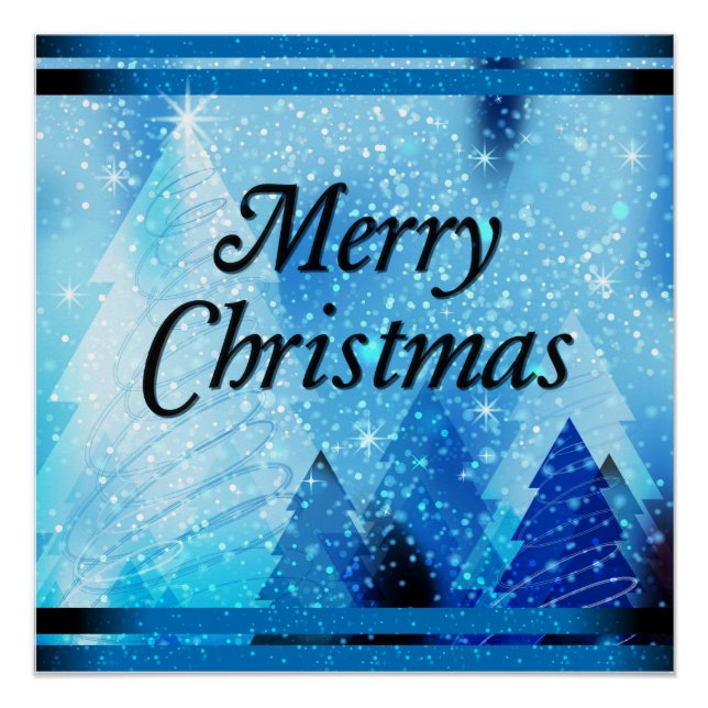 Beautiful White Christmas Poster (Front)